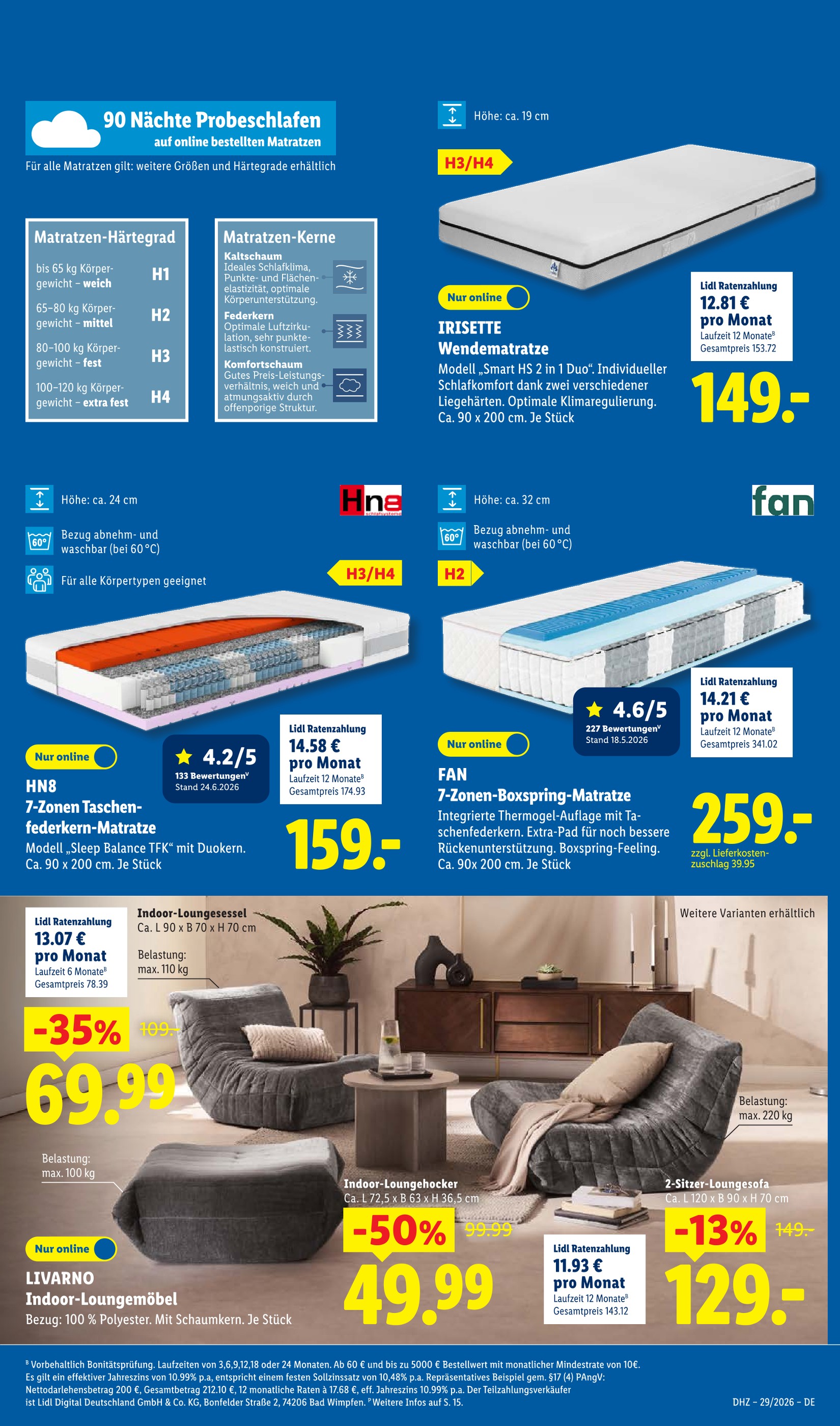 Sofa Angebot im aktuellen Lidl Prospekt auf Seite 45